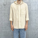 CAMICIONE MISTO LINO CON CAPPUCCIO - BERNA - *ART. 243103