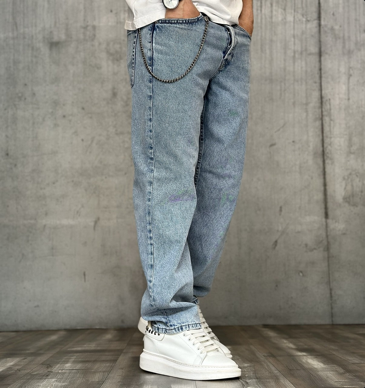 JEANS EDGE STRAIGHT LOOSE - ONLY&SONS - ART. 22028001 - COL. LIGHT BLUE DENIM