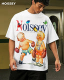 T-SHIRT NOISSEY OVERSIZE  WHITE  ART BOXING BABY