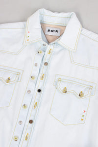 CAMICIA BERNA KIDS DENIM CHIARO ART K 240216 30