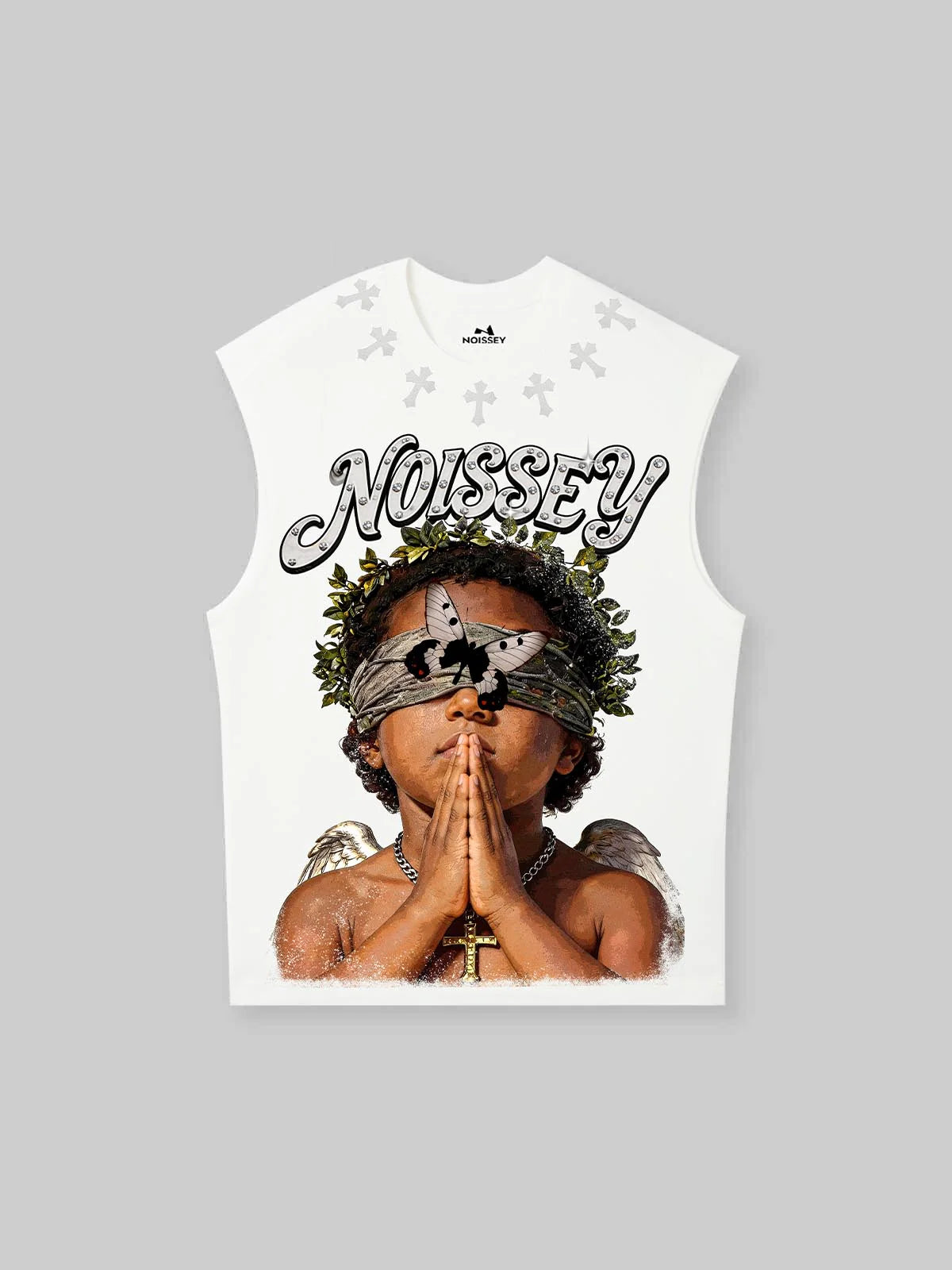 T-SHIRT CANOTTA NOISSEY WHITE ART ANGEL