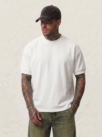 T-SHIRT NEW JOB BRAND BASICA CON POLSINO SULLA MANICA ART T692