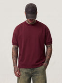 T-SHIRT NEW JOB BRAND BASICA CON POLSINO SULLA MANICA ART T692