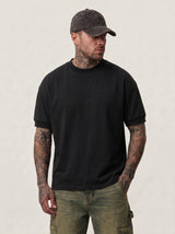 T-SHIRT NEW JOB BRAND BASICA CON POLSINO SULLA MANICA ART T692