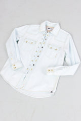 CAMICIA BERNA KIDS DENIM CHIARO ART K 240216 30
