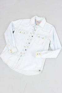 CAMICIA BERNA KIDS DENIM CHIARO ART K 240216 30