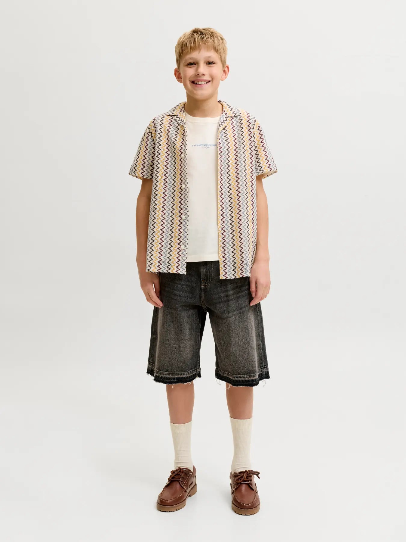 BERMUDA JACK & JONES IRON  BAMBINO BAGGY ART 12295788