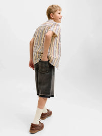 BERMUDA JACK & JONES IRON  BAMBINO BAGGY ART 12295788