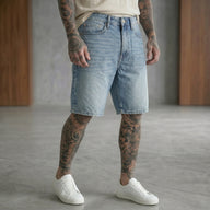 BERMUDA ONLY&SONS  MEDIUM BLUE DENIM ART 22029085