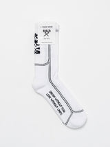 CALZE BERNA ITALIA SPUGNA UNISEX BLACK&WHITE LOGO RETRO