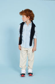 CAMICIA BERNA KIDS LIGHT DENIM ART 23123 30