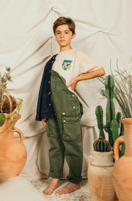 SALOPET BERNA KIDS VERDE BRATELLE NERE ART K 240168 6