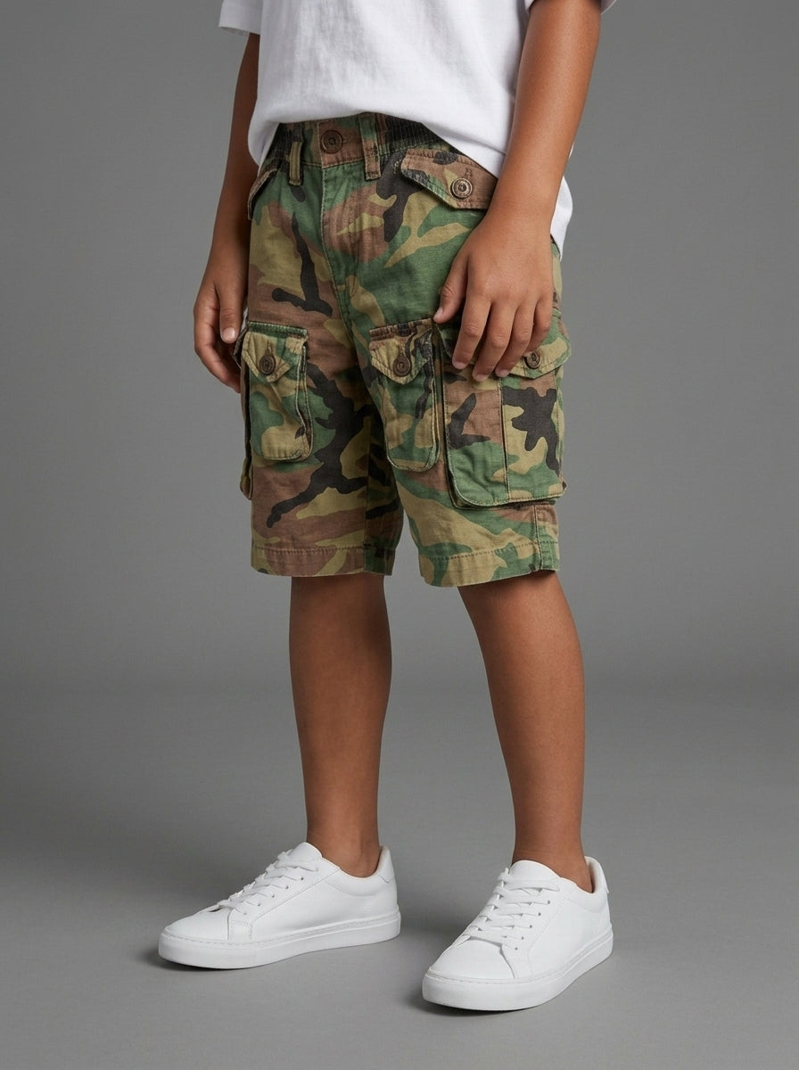 BERMUDA BERNA KIDS BAMBINO CAMO MILITARE K 23071 8