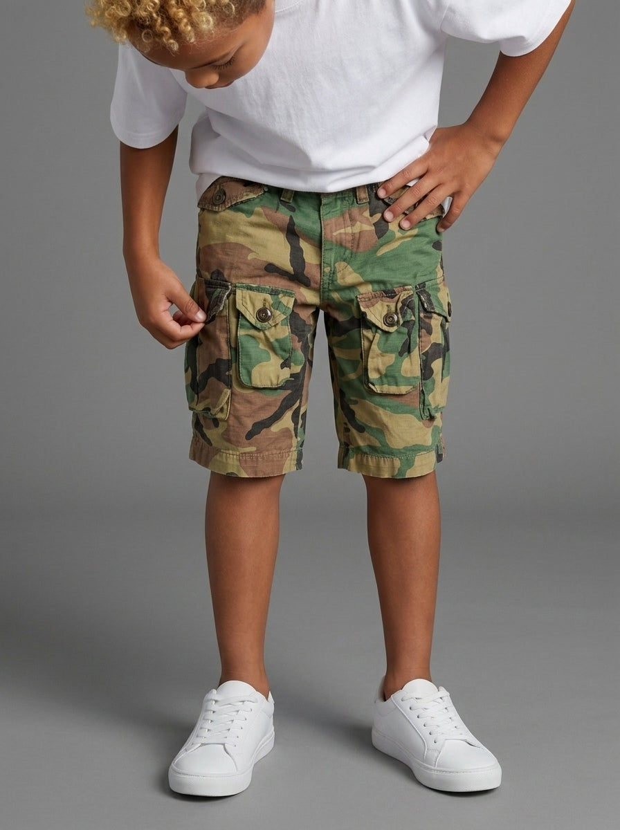 BERMUDA BERNA KIDS BAMBINO CAMO MILITARE K 23071 8