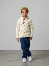 GIUBBINO BERNA KIDS  CAMICIA CON CAPPUCCIO REMOVIBILE  PANNA ART K 240169 128