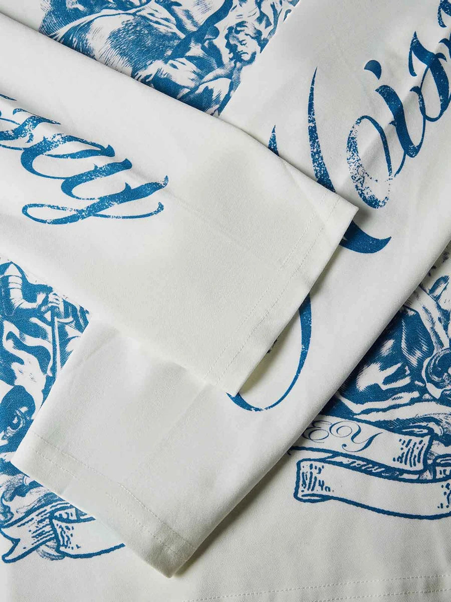 T-SHIRT NOISSEY LONG SLEEVE STAMPA CROCE