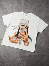 T-SHIRT NOISSEY OVERSIZE BIANCA ART DON'T CHAT GPT ME!