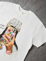 T-SHIRT NOISSEY OVERSIZE BIANCA ART DON'T CHAT GPT ME!