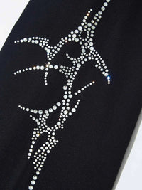 T-SHIRT NOISSEY LONG SLEEVE  DOPPIA MAGLIA ART BOCCA DIAMANTE