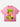 T-SHIRT PINK   STAMPA  SHREK  CAPPELLO UNCINETTO   -  NOISSEY