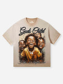 T-SHIRT NOISSEY SABBIA OVERSIZE ART GOD'S CHILD