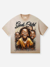 T-SHIRT NOISSEY SABBIA OVERSIZE ART GOD'S CHILD
