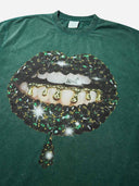 T-SHIRT NOISSEY GREEN ART BOCCA  GEMME