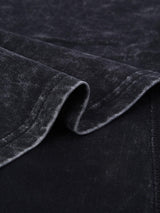 T-SHIRT OVERSIZE CON STAMPA BAD BOY HEADBAND PEARL NERO  - NOISSEY