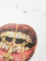 T-SHIRT CANOTTA NOISSEY WHITE ART BOCCA CROCE