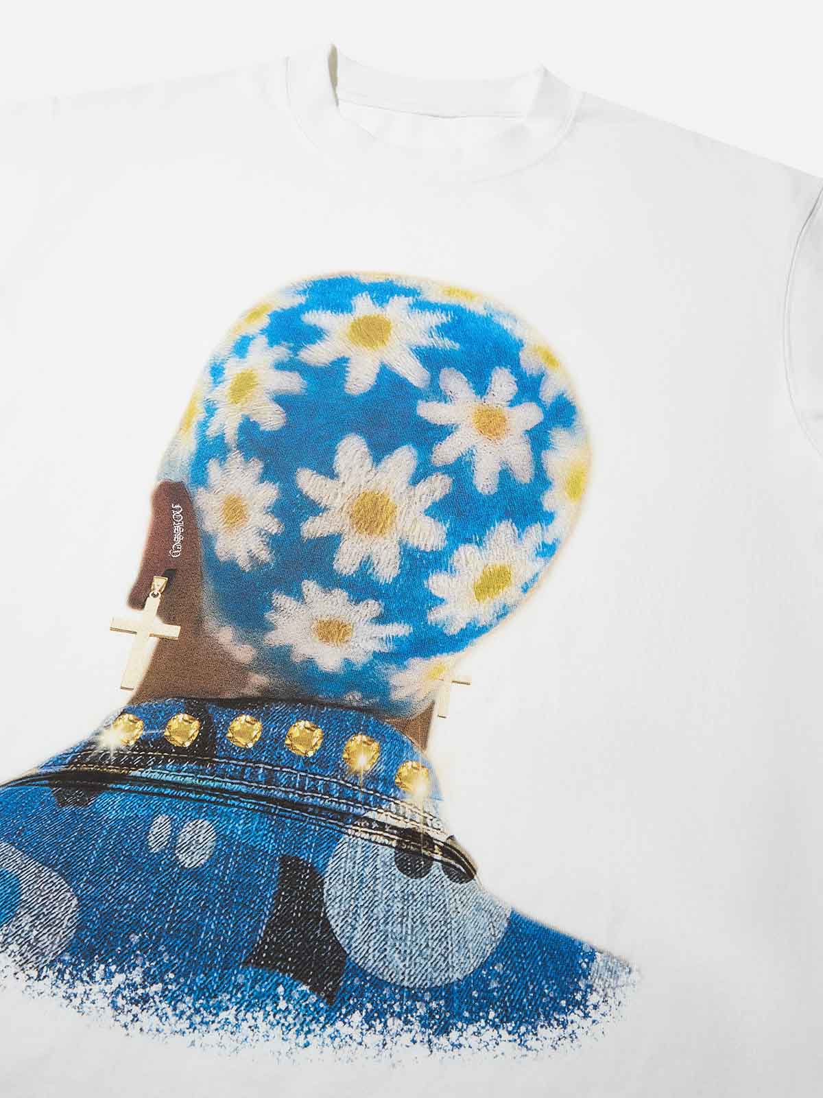T-SHIRT NOISSEY OVERSIZE BIANCA ART MARGHERITE