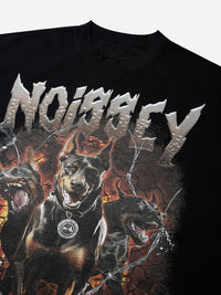 T-SHIRT CROPPED OVER NOISSEY NERO DOBERMAN