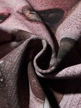 T-SHIRT  OVERSIZE  NERO LAVATA  CON STAPA PASSAMONTAGNA ROSA -  NOISSEY