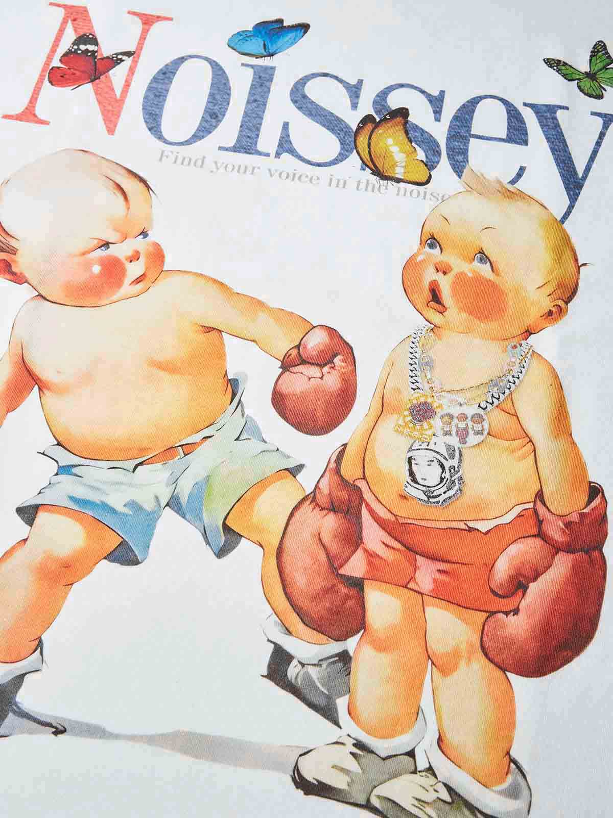 T-SHIRT NOISSEY OVERSIZE  WHITE  ART BOXING BABY