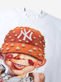 T-SHIRT NOISSEY OVERSIZE BIANCA ART BAD BOY BACI