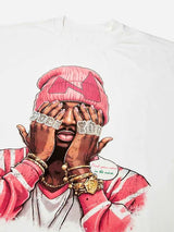 T-SHIRT BOXY  OVERSIZE  STAMPA PINK BEANIE  - NOISSEY