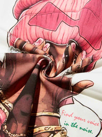 T-SHIRT BOXY  OVERSIZE  STAMPA PINK BEANIE  - NOISSEY