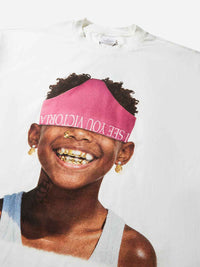 T-SHIRT NOISSEY  BOXYFIT  OVERSIZED BIANCA ART FUNNY CHILD