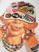 T-SHIRT NOISSEY BAD BOY CAP PRINT BOXY OVERSIZED BIANCA ART CAP SPILLE