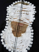 FELPA CON CAPPUCCIO ZIP STAMPA PEARL MASK  NERO   - NOISSEY