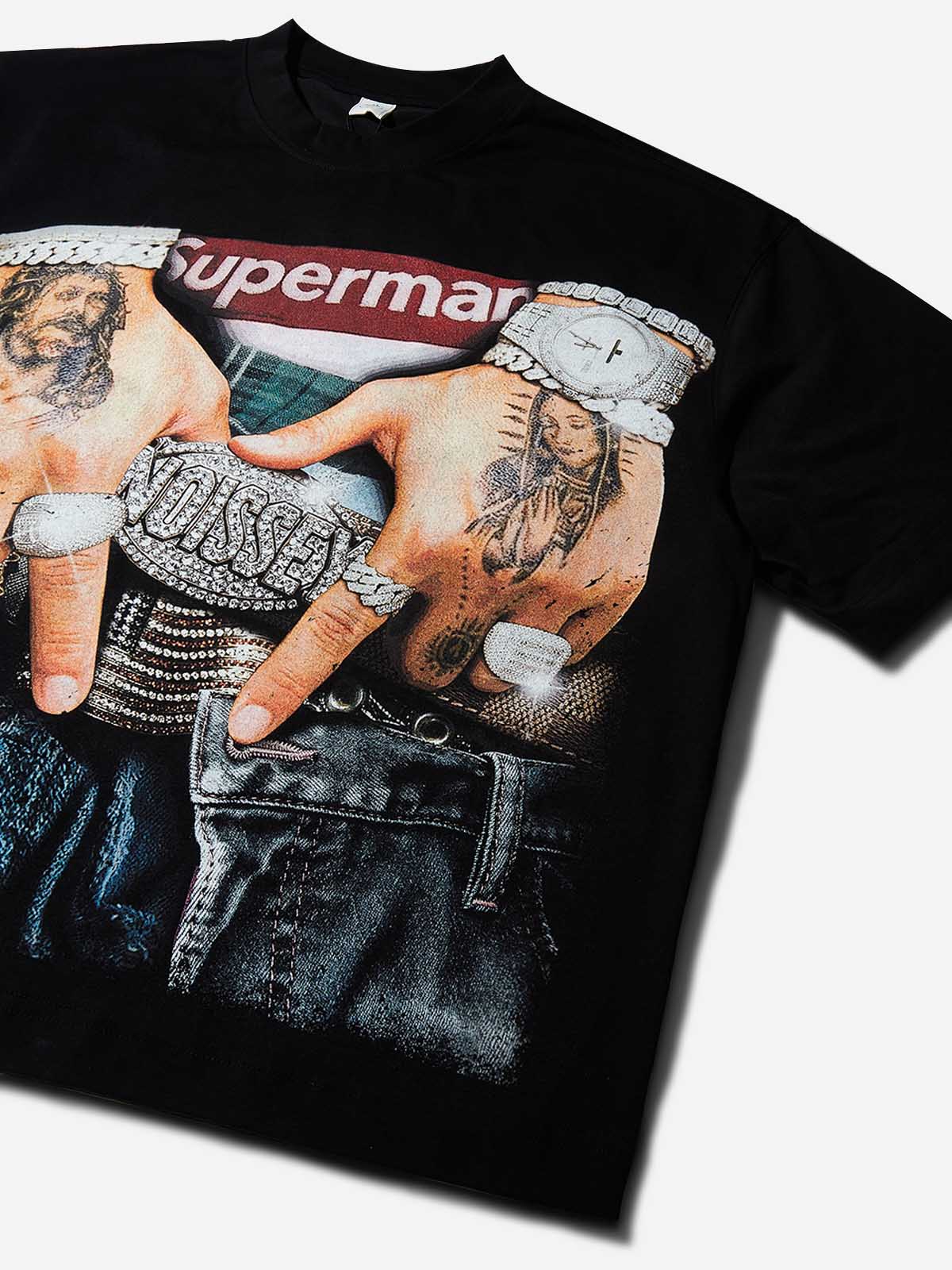 T-SHIRT CROPPED OVER NOISSEY NERO SUPERMAN