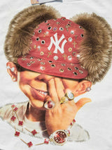 T-SHIRT NOISSEY BOXYFIT OVERSIZE BIANCA ART BAD BOY PELLICCIA
