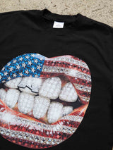 T-SHIRT NOISSEY  NERO  BOXYFIT OVERSIZE ART BOCCA NATIONAL