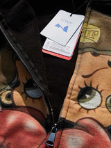 FELPA CON CAPPUCCIO ZIP STAMPA  BETTY BOOP - NOISSEY