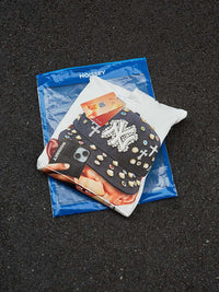 FELPA CON CAPPUCCIO  BIANCO STAMPA BAD BOY  - NOISSEY