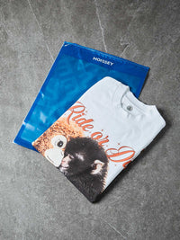 T-SHIRT NOISSEY WHITE ART  LONELY MONKEY