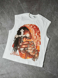 T-SHIRT CANOTTA NOISSEY WHITE ART BANDANA
