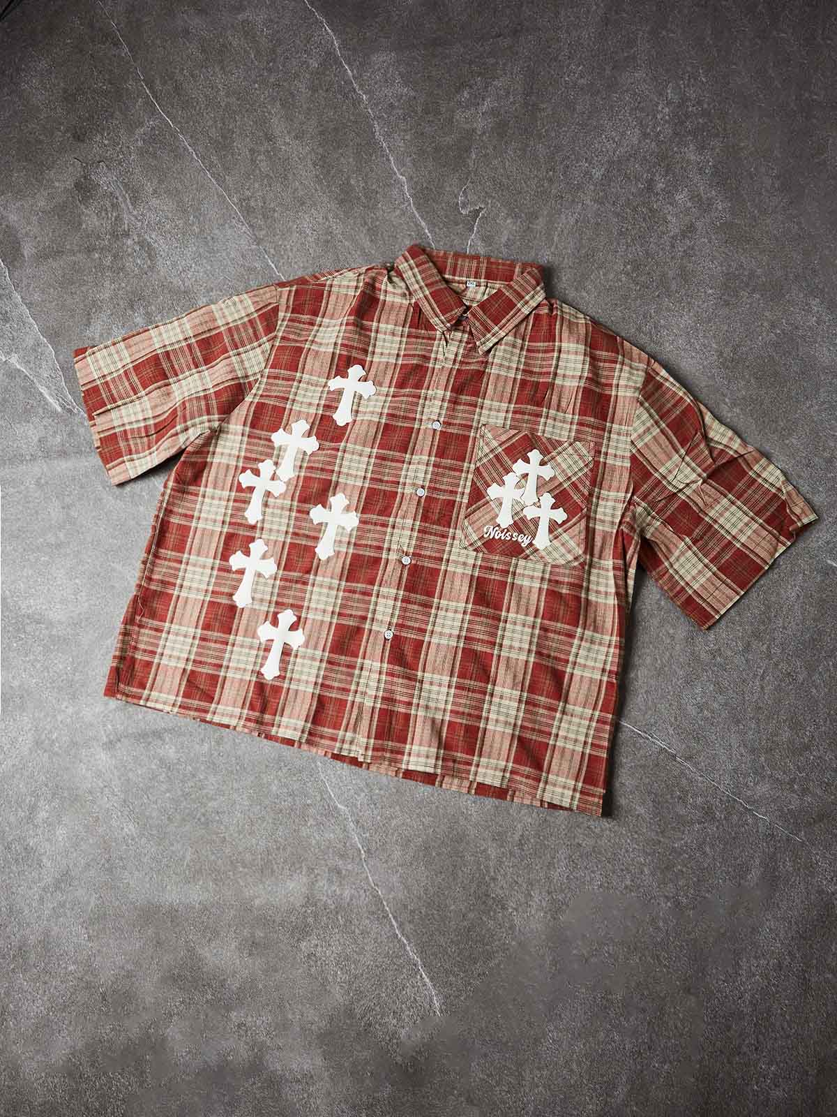 CAMICIA M/M CROPPED NOISSEY CROCI