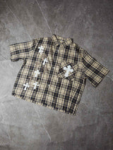 CAMICIA M/M CROPPED NOISSEY CROCI LEOPARD