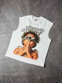 T-SHIRT CANOTTA NOISSEY WHITE ART ANGEL