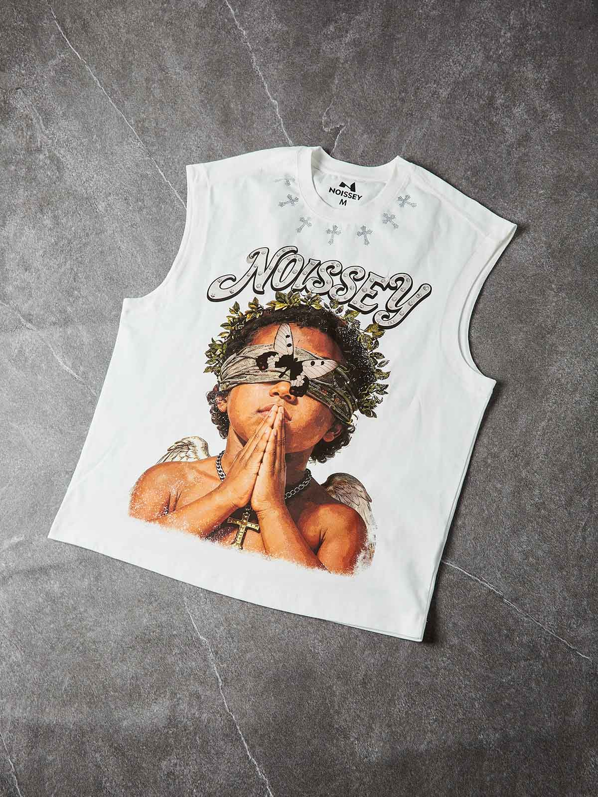 T-SHIRT CANOTTA NOISSEY WHITE ART ANGEL